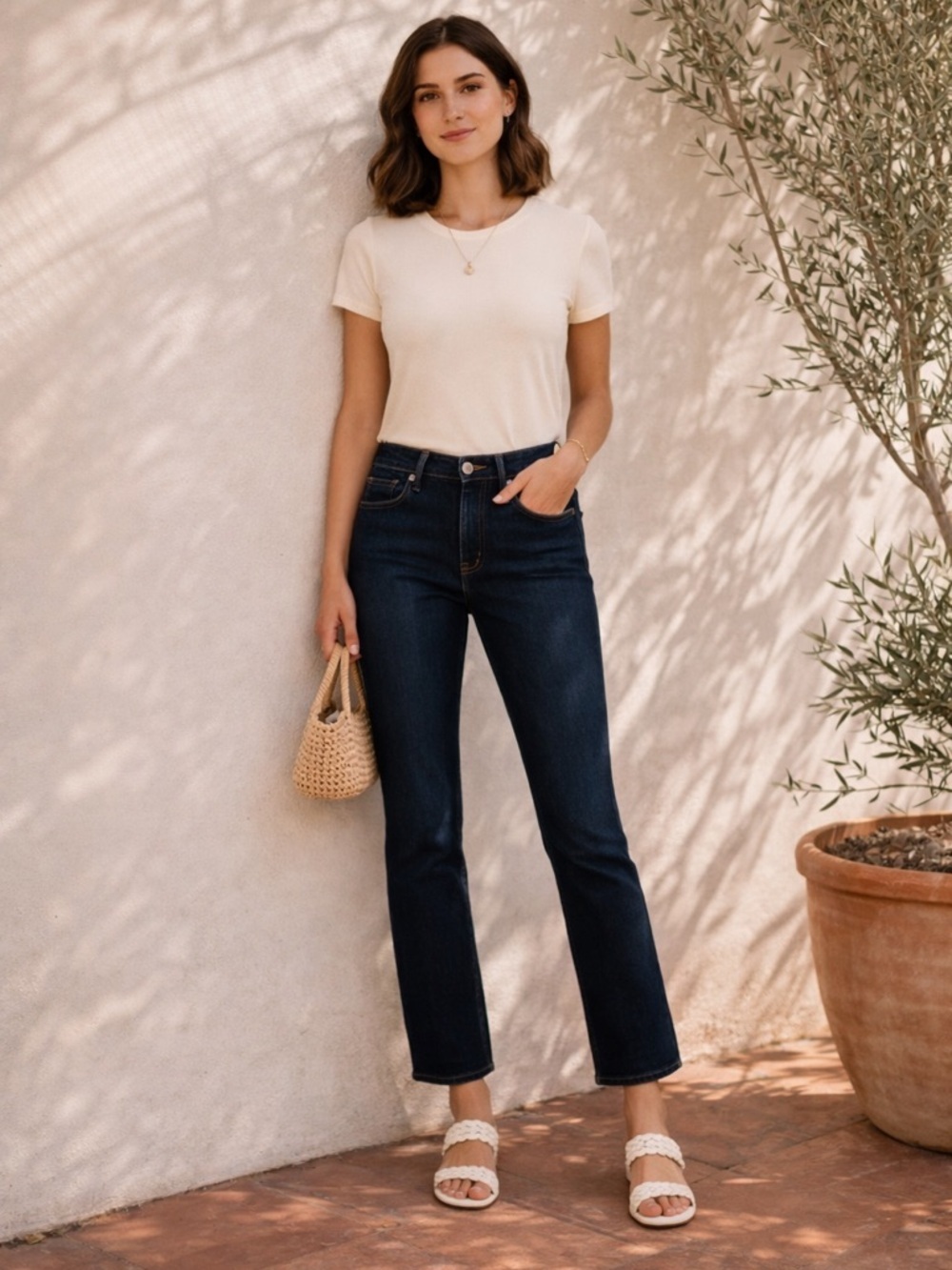 ✨ Citizens of Humanity Isola Mid Rise Slim Jeans Dark Wash Size 27